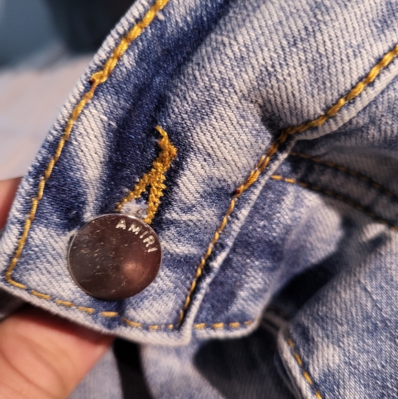 AMIRI JEANS SIZE 38 CUSTOM TAYLORED 1 of 1 PAIR - Picture 8 of 16